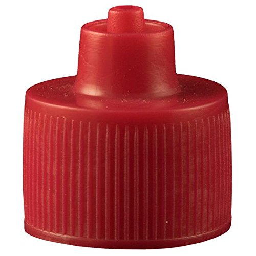 Red Luer Lock Bottle Cap 20-410, Bag of 100 Z98187