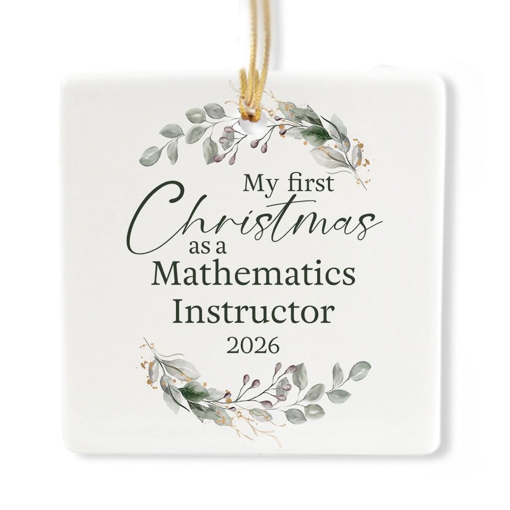 Ceramic 3-inch Square Ornament T791533
