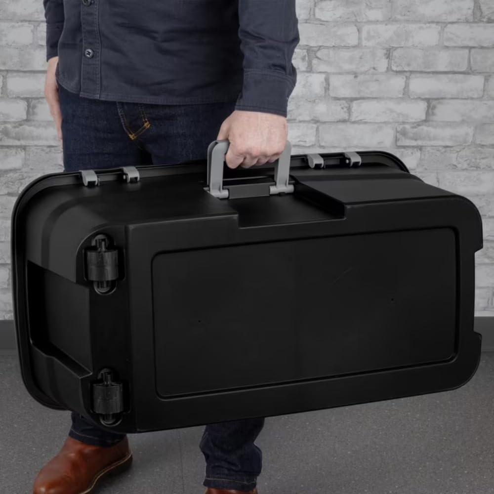 2-Pack 22Gal Wheeled Black Storage O577645