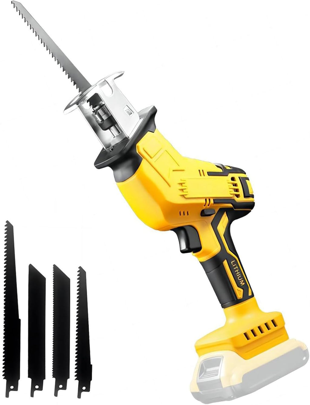 Cordless Reciprocating Saw with 4 Saw Blades P12552