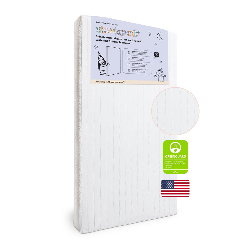 6-Inch Water-Resistant Baby Crib & Toddler Mattress R2480