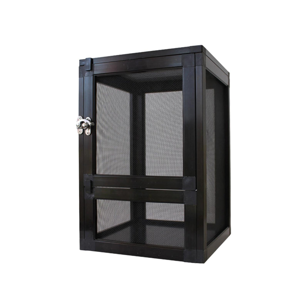 Black Aluminum Alloy Mesh Screen Habitat Cage B51466