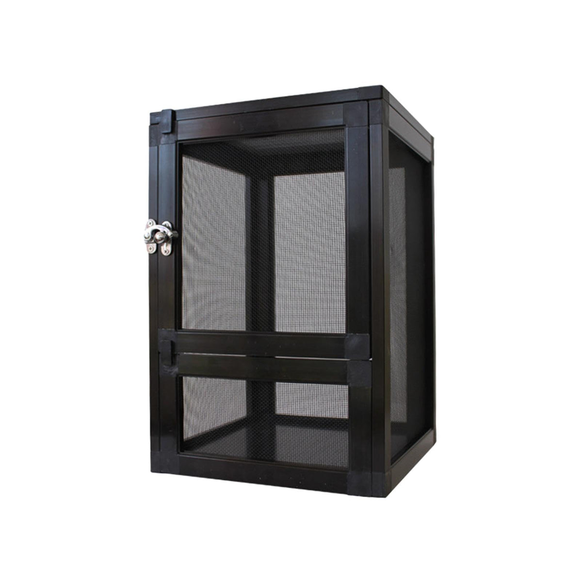 Black Aluminum Alloy Mesh Screen Habitat Cage B51466