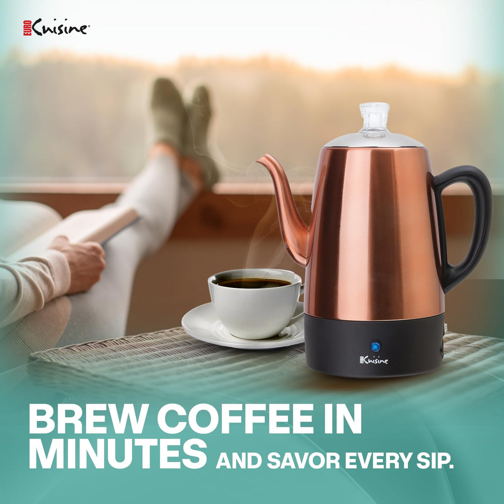 8 Cup Stainless Steel Electric Coffee Percolator T847