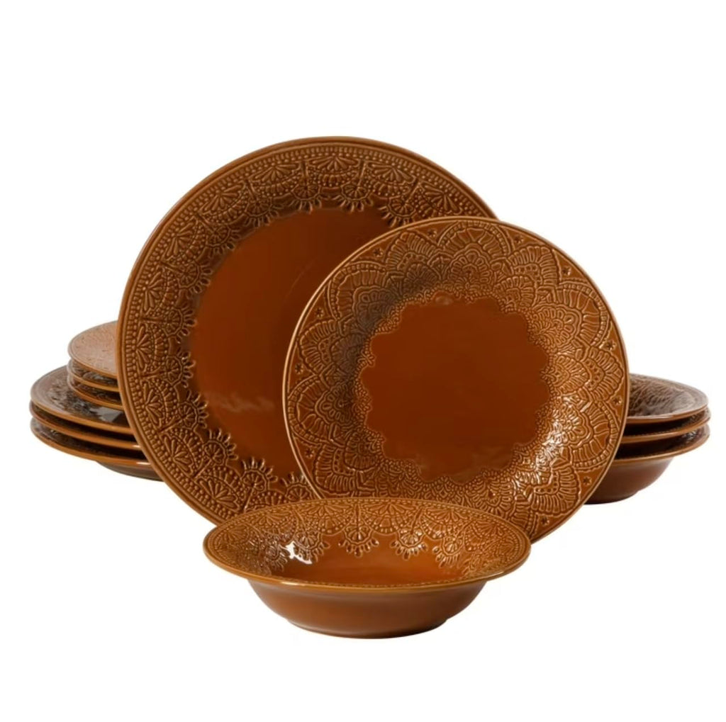 12-Piece Ceramic Dinnerware Set N521