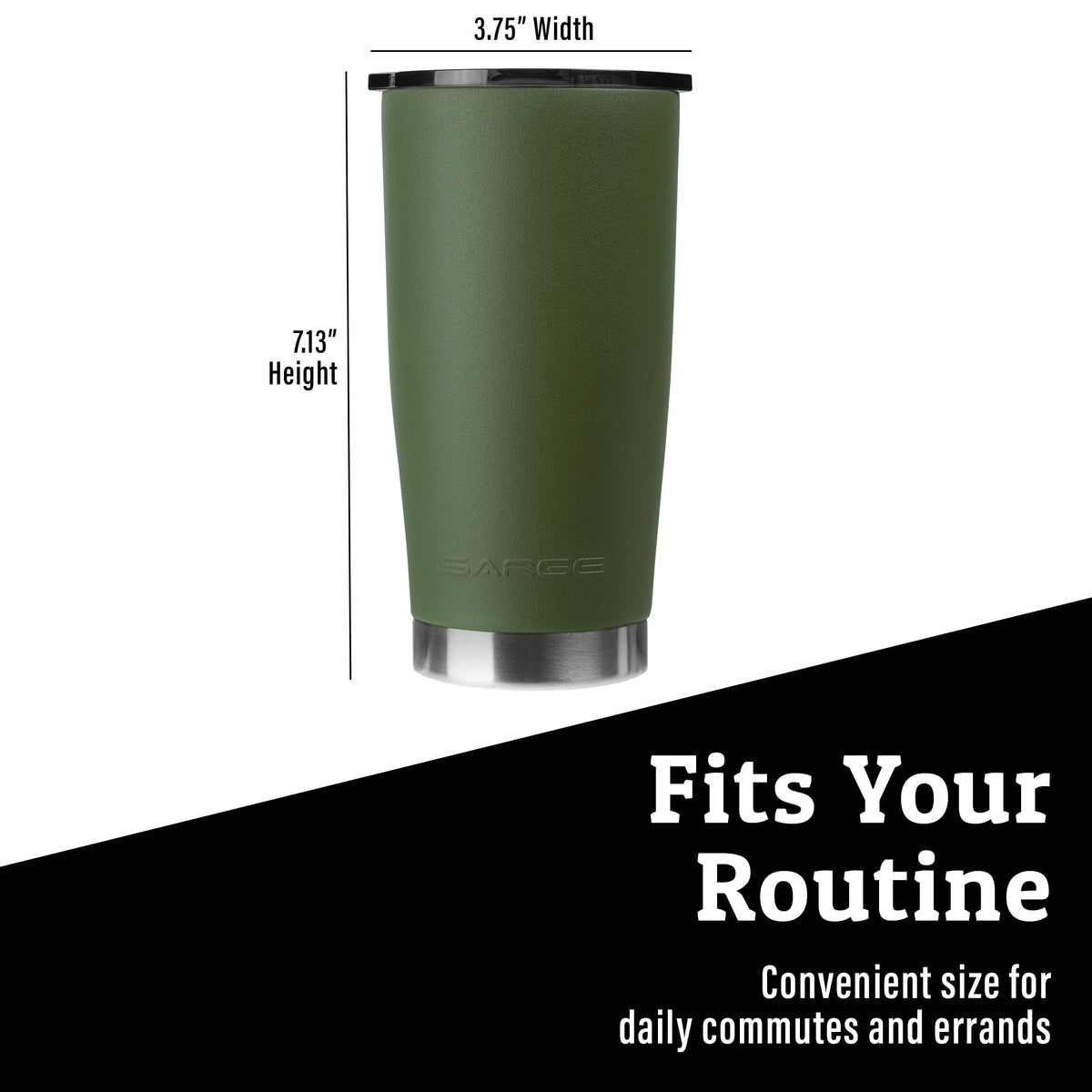 20oz Insulated Stainless Steel Travel Tumbler with Lid I71389