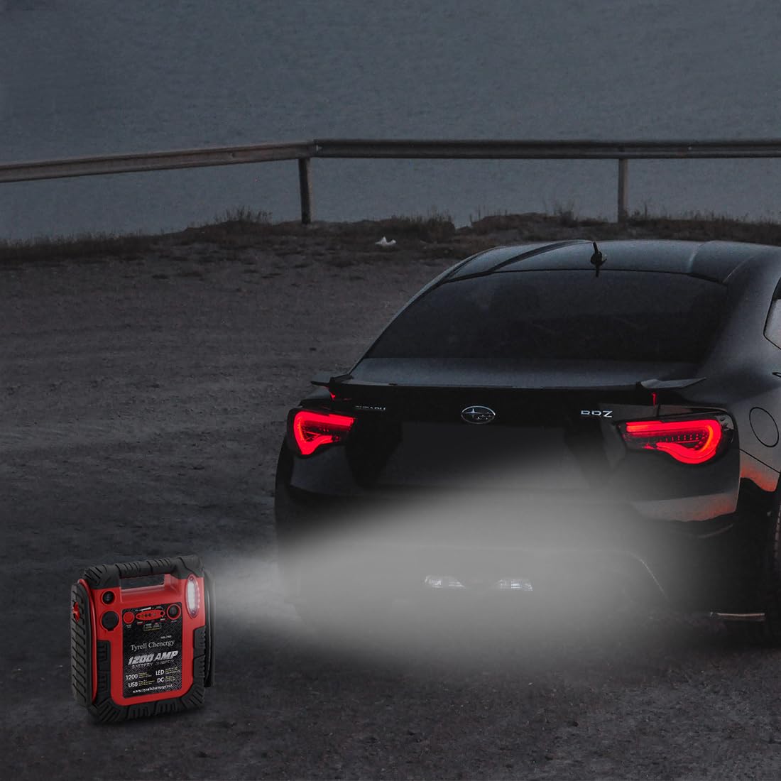 1800A Peak Car Jump Starter, 20000mAh Battery Booster, 12V Portable Power Bank with LED Light W7991