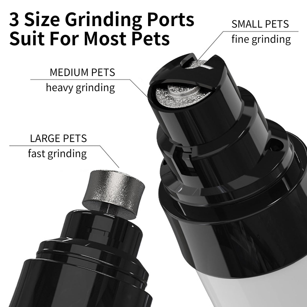 Dog Nail Grinder Rechargeable USB Charging W58856
