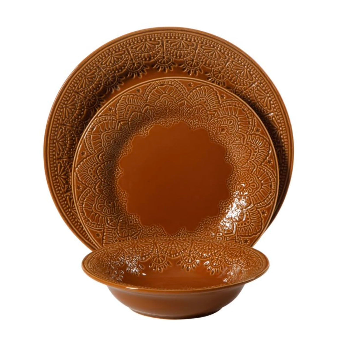 12-Piece Ceramic Dinnerware Set N521
