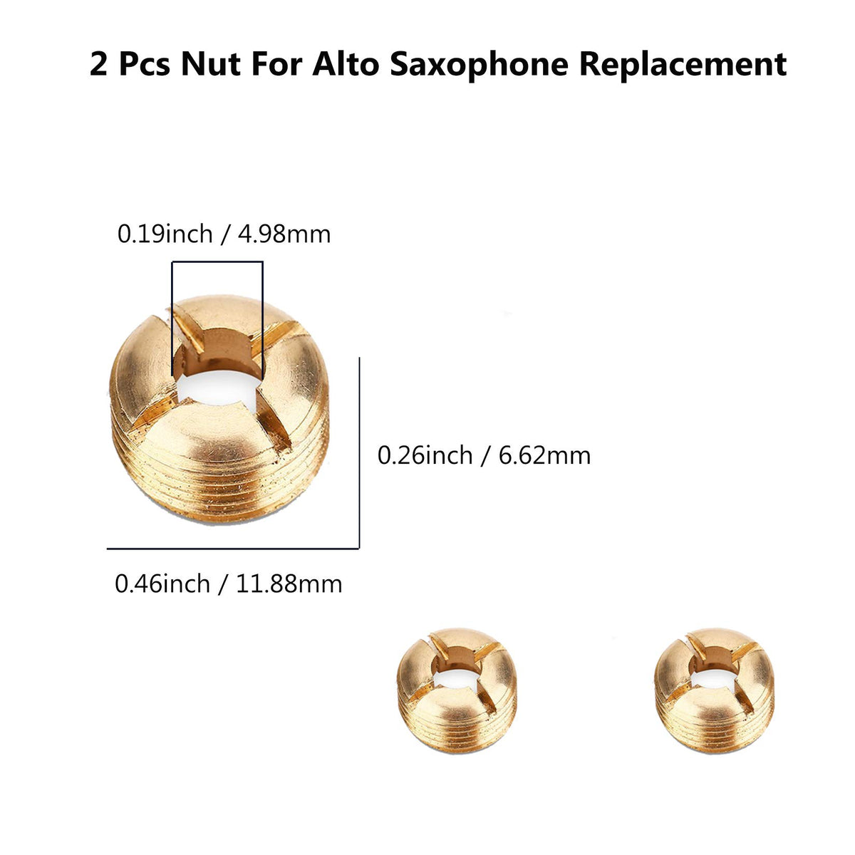 Alto Sax Repair Parts Screws and 25pcs Sax Pads Z334