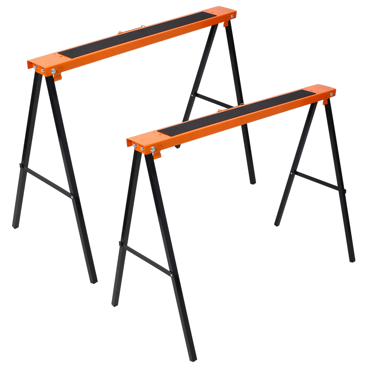 2 Pack Heavy Duty Folding Steel Saw Horses N89835