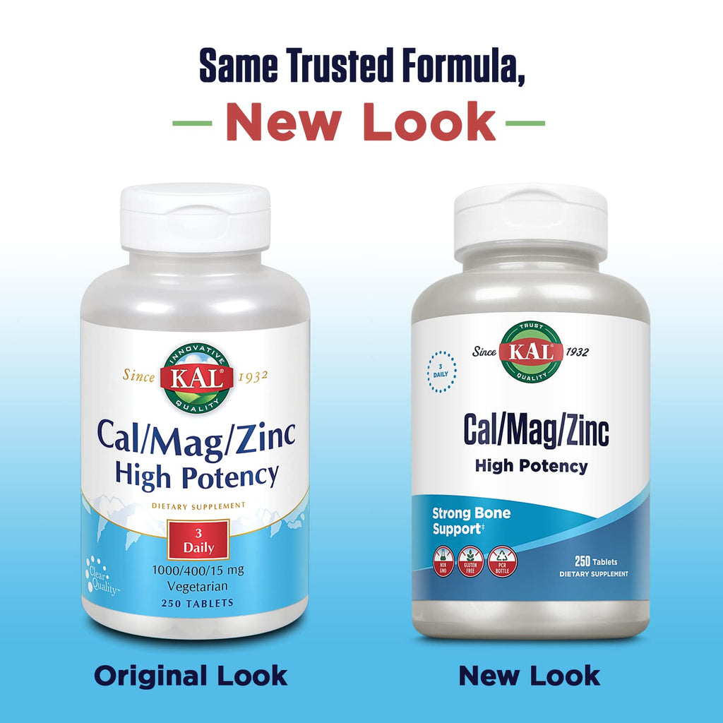 Cal Mag Zinc Supplement 250 Tablets D28784
