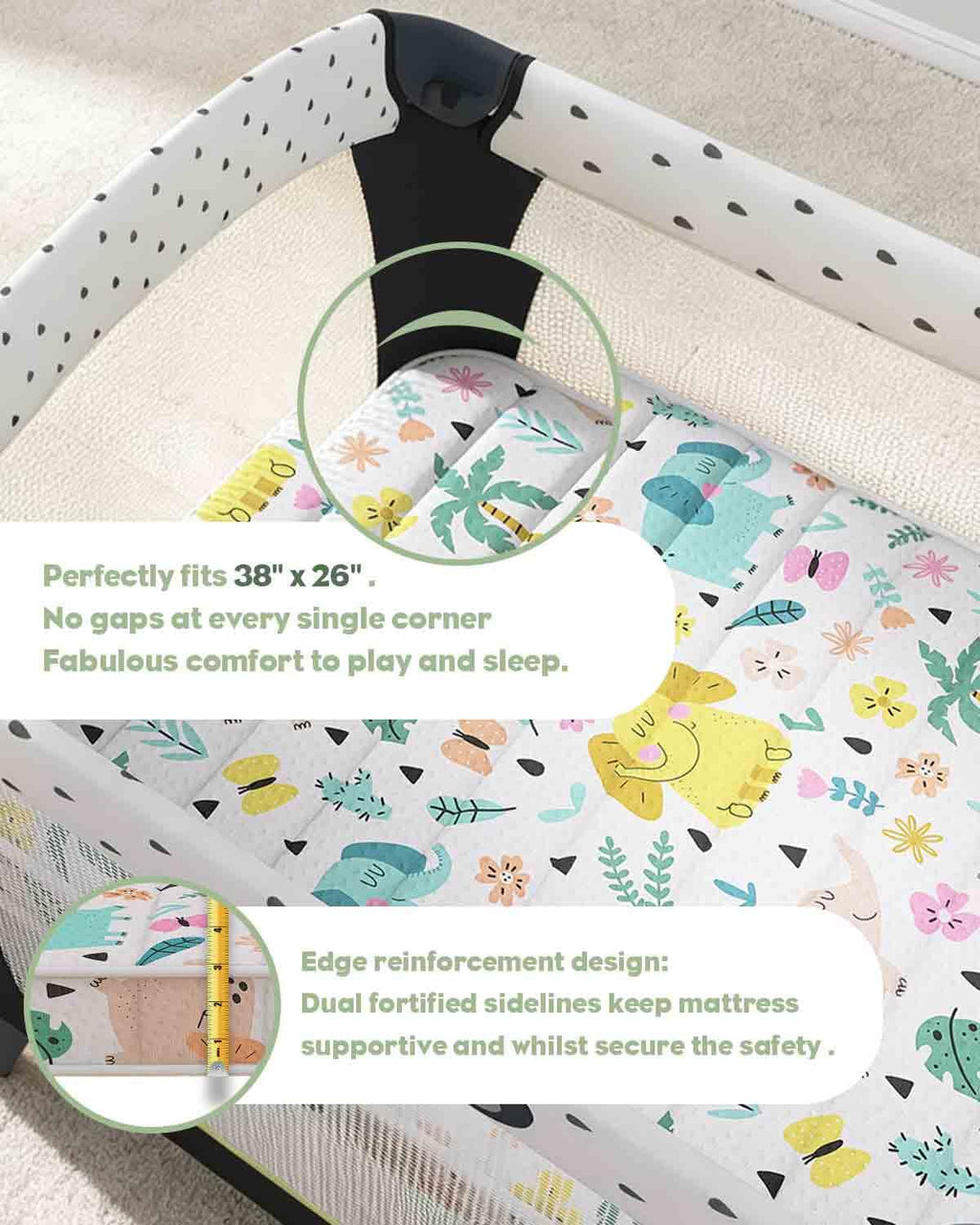Portable Crib Mattress H5156