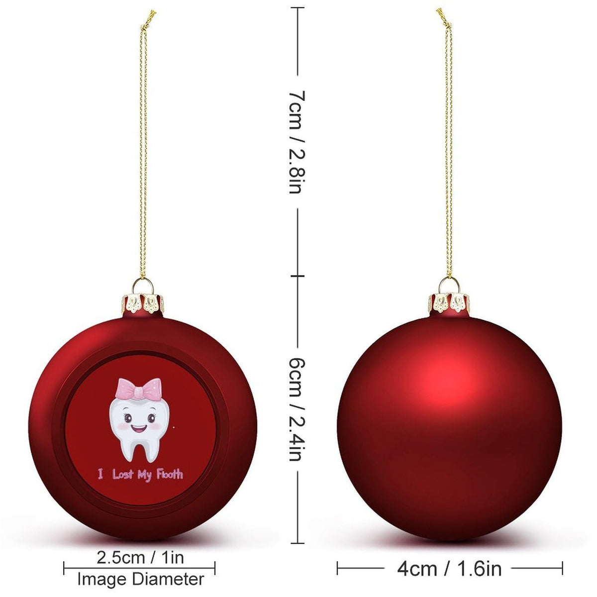 Christmas Balls Ornaments 4PCS Z772620