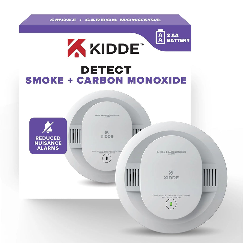 Smoke & Carbon Monoxide Alarm, Battery Powered Combo Detector I459
