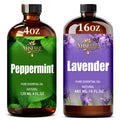 Peppermint and Lavender Essential Oil 4 Fl Oz and 16 Fl Oz A6766