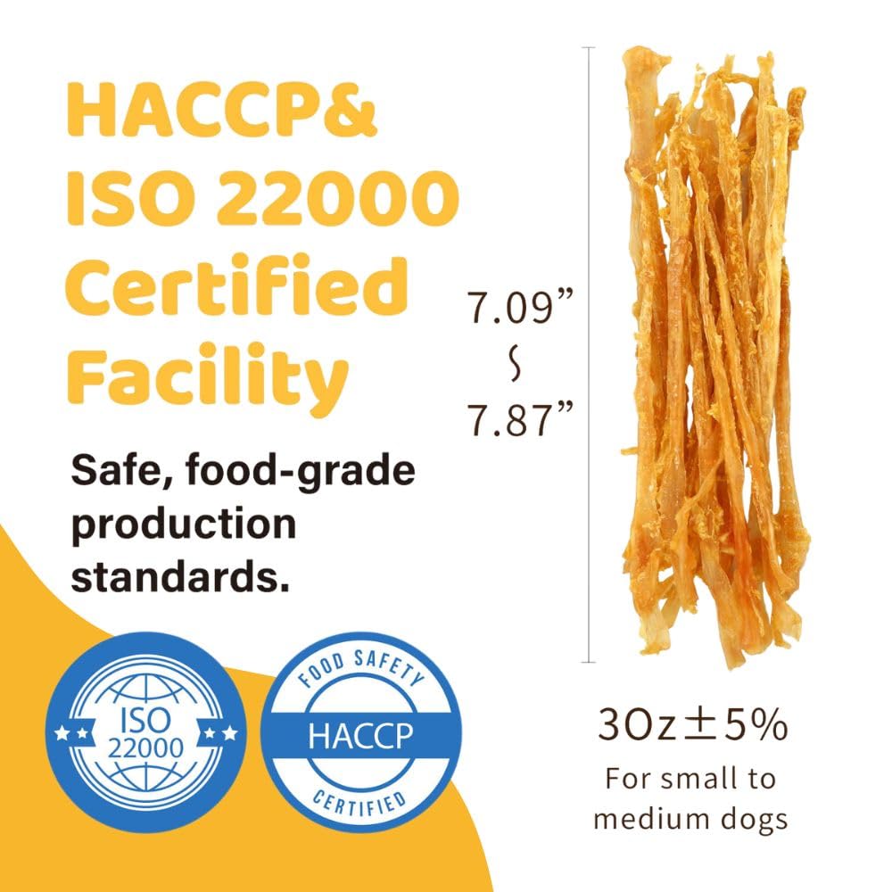 Turkey Tendon Dog Chew Strips B704803