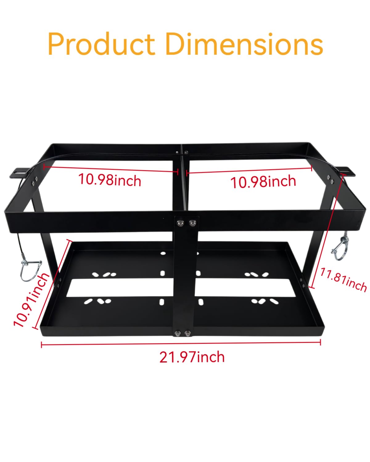 5 Gallon Gas Can Holder for Two 5 Gallon Gas Cans E2519