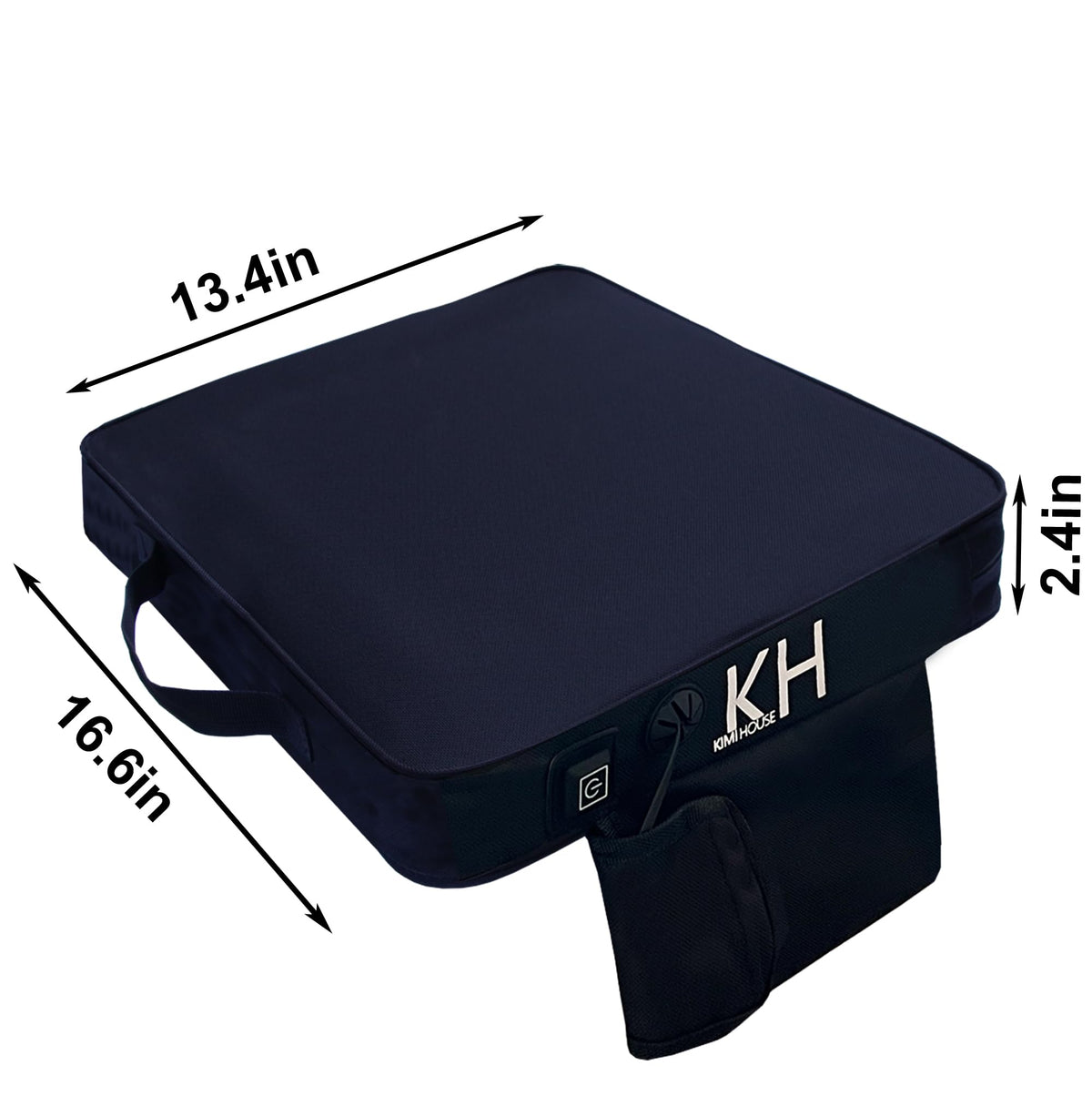 Black Thick Stadium Seat Cushion I244