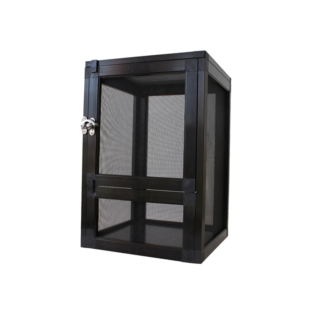 Black Aluminum Alloy Mesh Screen Habitat Cage B51466