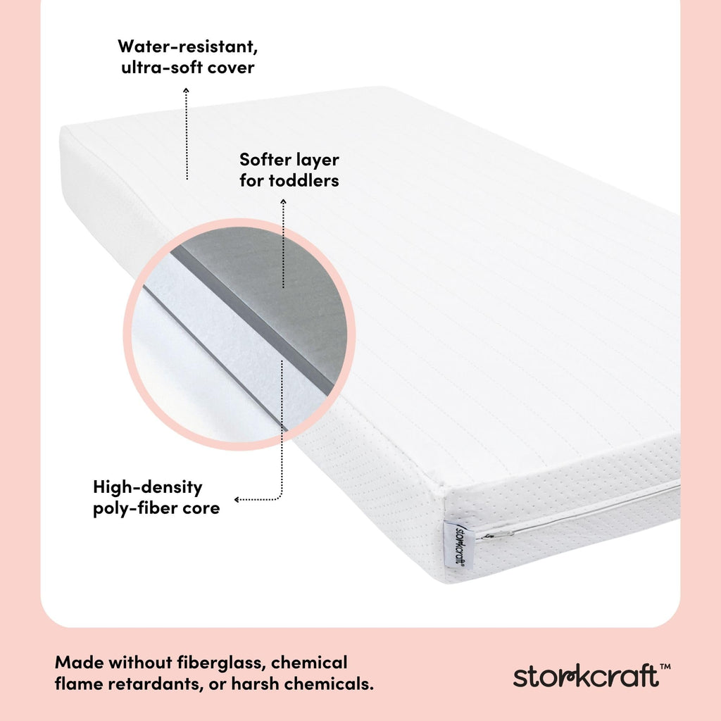 6-Inch Water-Resistant Baby Crib & Toddler Mattress R2480