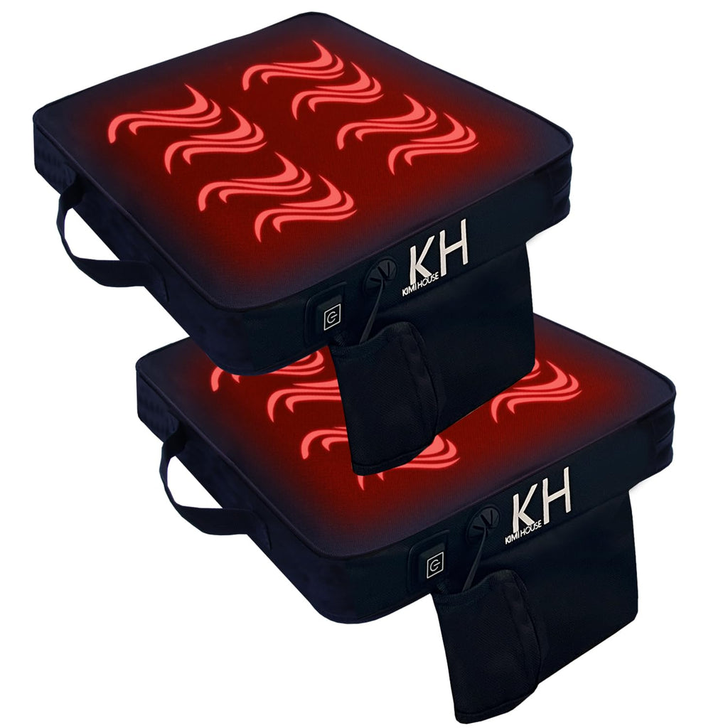 Black Thick Stadium Seat Cushion I244