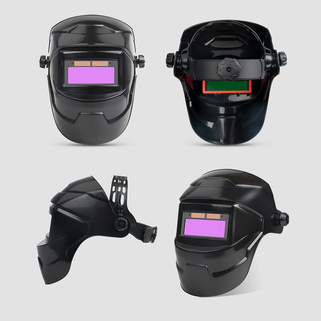 Adjustable Solar Powered Auto Darkening Welding Helmet Q44271