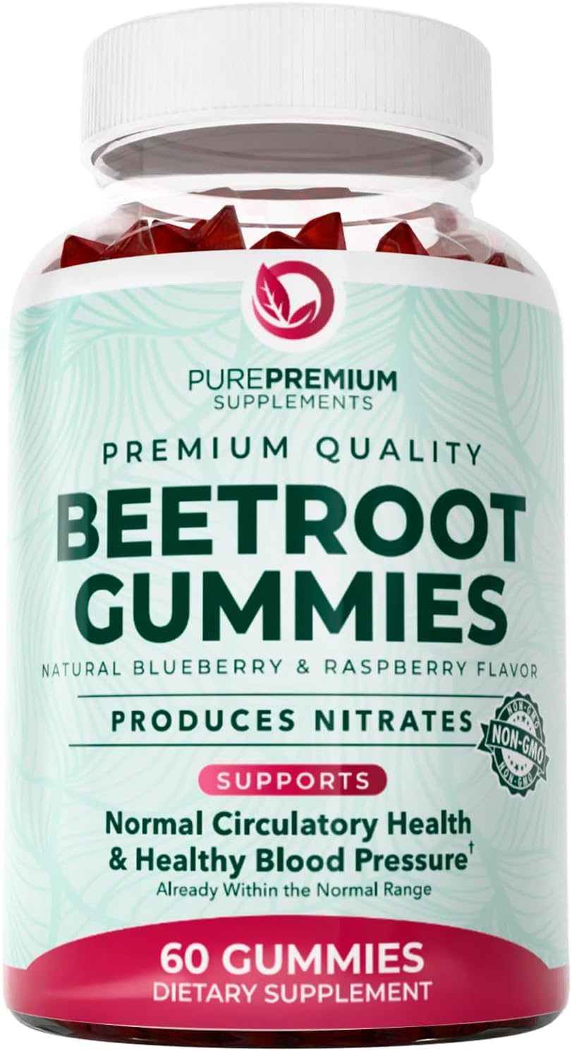 Beet Root Gummies 50:1 Extract Sugar Free Chews Vegan Z272