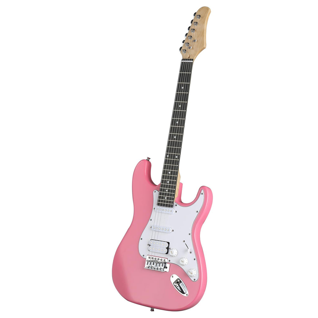 39 Inch Pink Electric Guitar Starter Kit with Amp Z487
