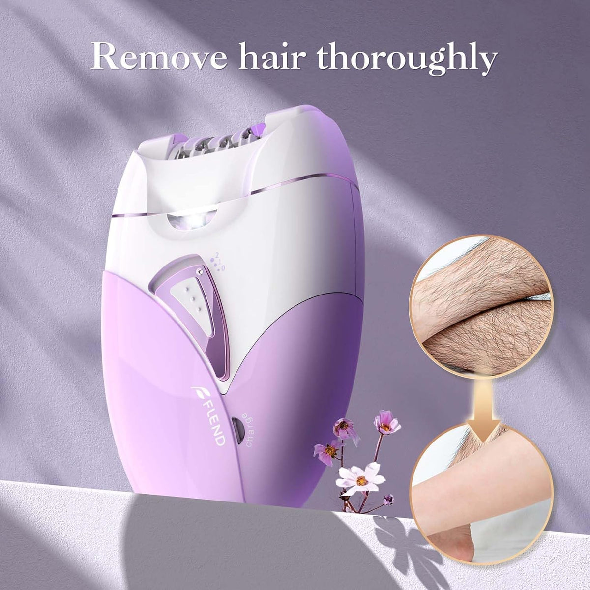 2-Speed Adjustable Epilator with 36 Tweezers T482731