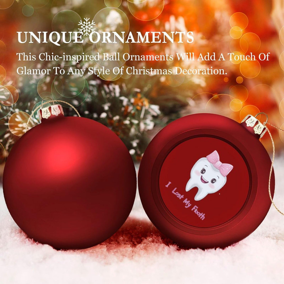 Christmas Balls Ornaments 4PCS Z772620