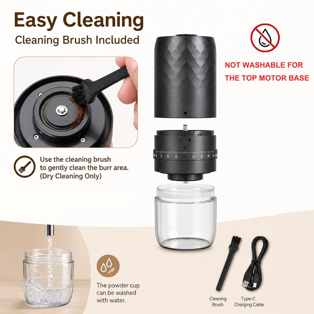 Cordless Burr Coffee Grinder A3860