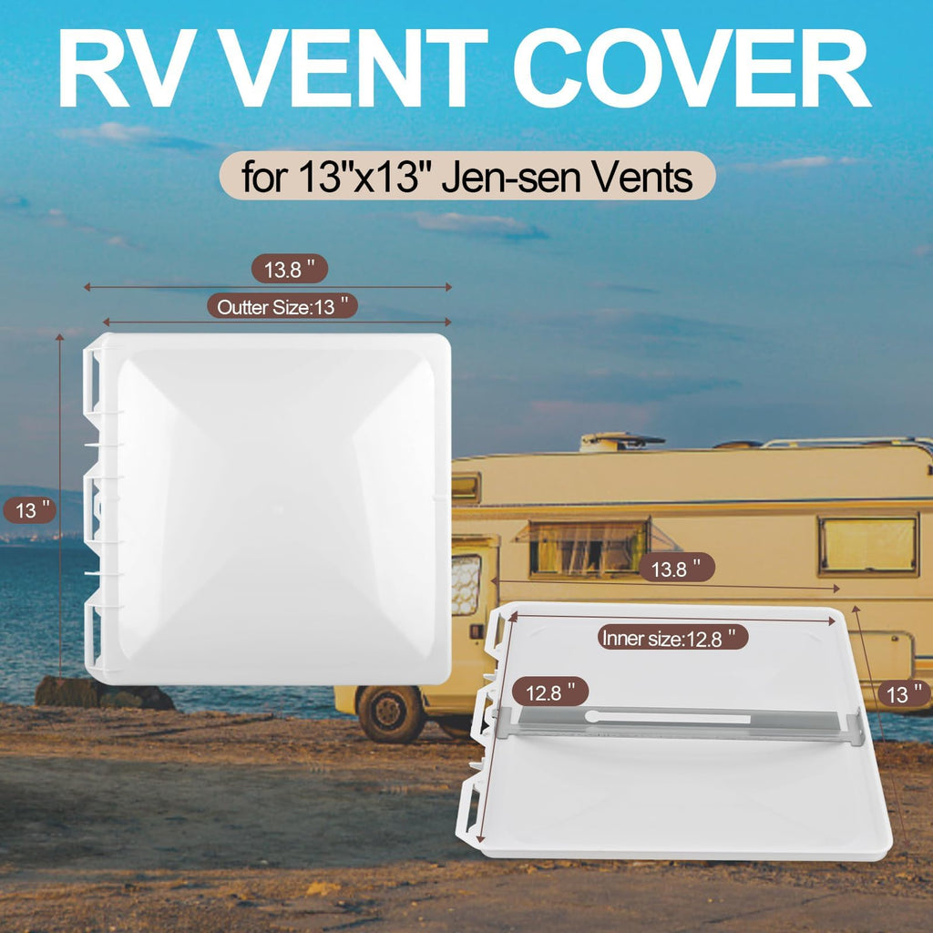 13" x 13" RV Vent Cover/Lid Metal Base Z948