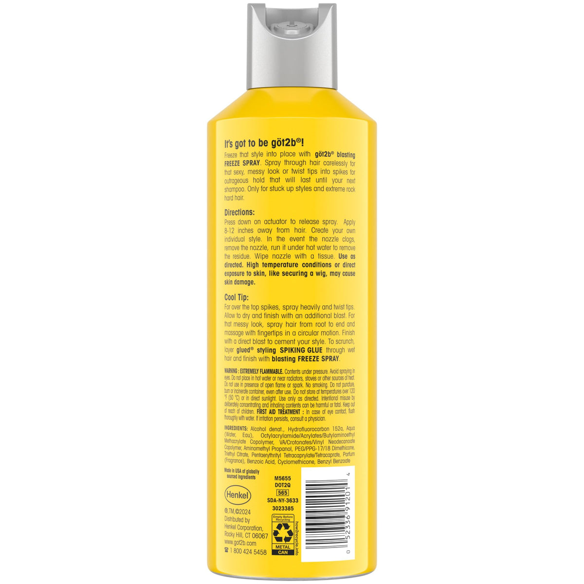 Extra Strong Hold Hair Spray, 12 Fl Oz, Pack of 6 W81720