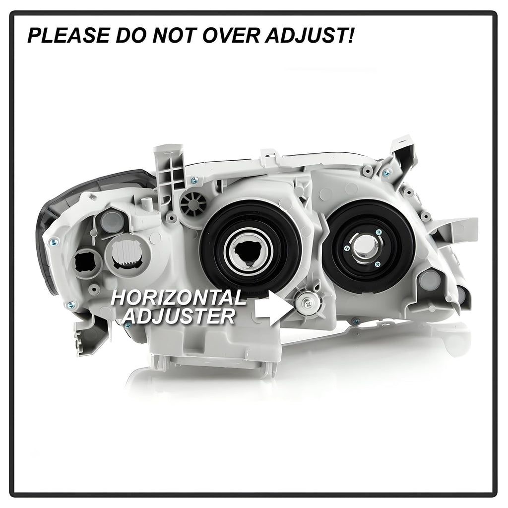 Headlights Assembly for 2007 2008 2009 Toyota Camry Chrome Housing Clear Lens D24418