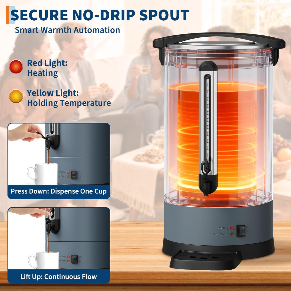 100-Cup Stainless Steel Coffee Urn W8124