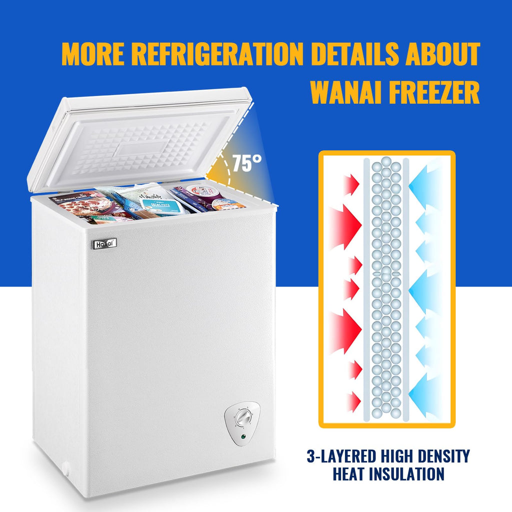 White 3.5 Cu.Ft Chest Freezer Q671