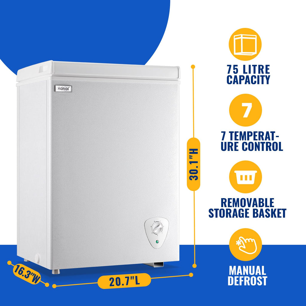 White 3.5 Cu.Ft Chest Freezer Q671