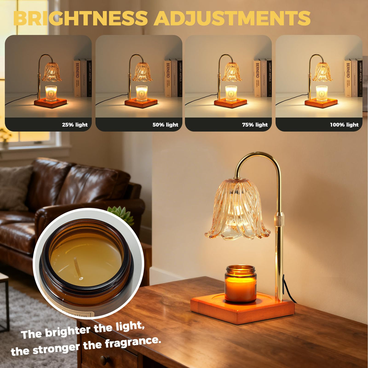 Candle Warmer Lamp with Timer H402141