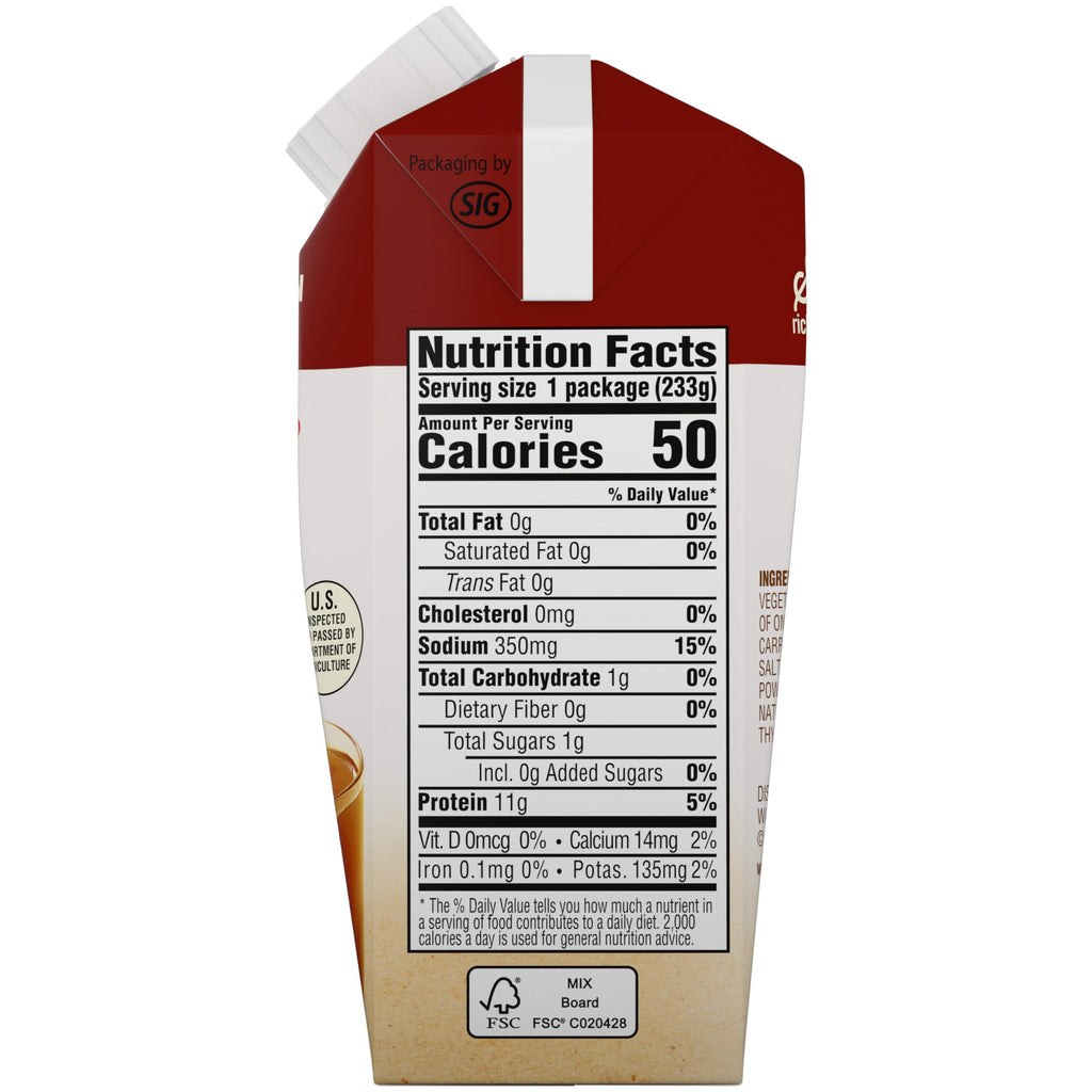 Beef Bone Broth 8.25 oz Carton Pack of 12 V4870
