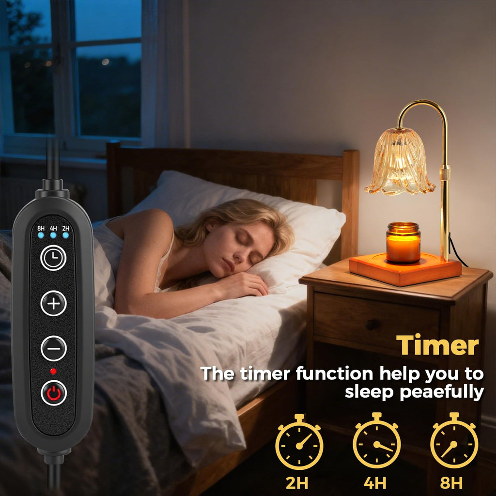 Candle Warmer Lamp with Timer H402141
