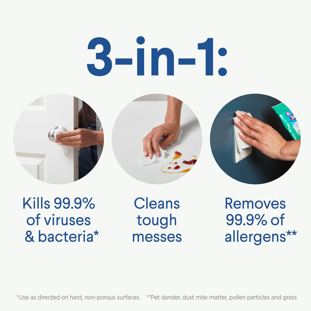 Bleach Free Fresh Scent Disinfecting Wipes 9 Count Pack of 24 J85270
