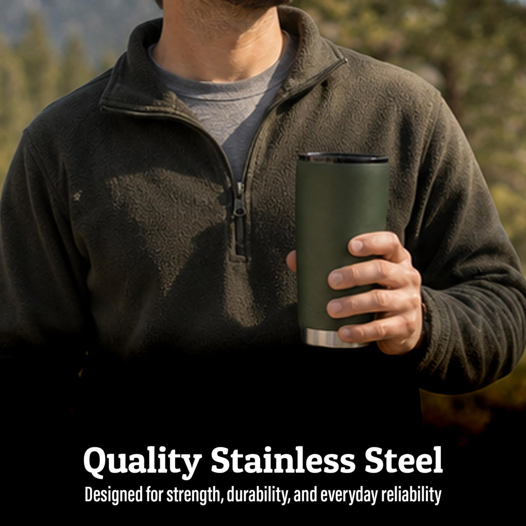 20oz Insulated Stainless Steel Travel Tumbler with Lid I71389