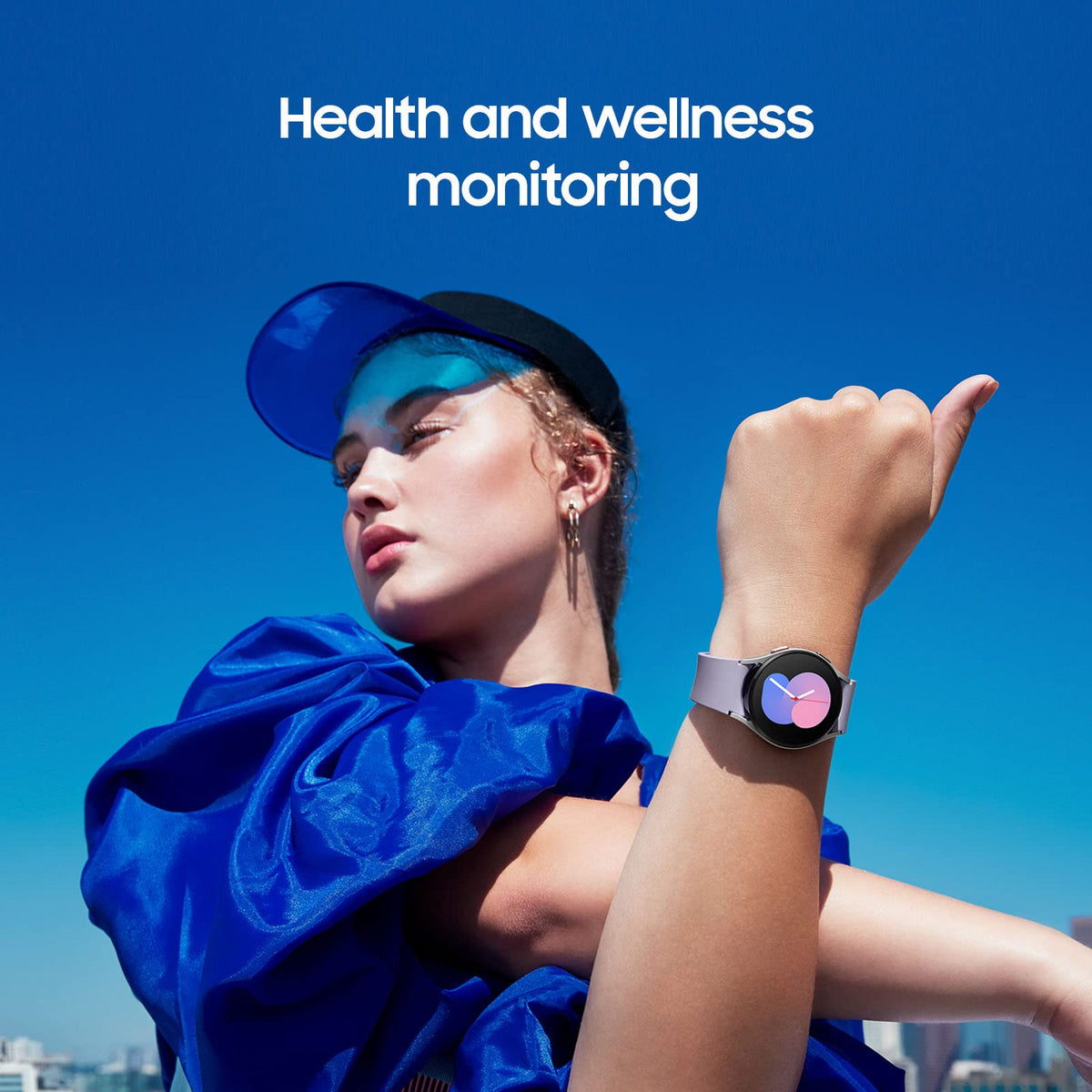 40mm Bluetooth Smartwatch with Fitness and Sleep Tracker, Pink Gold Bezel L381168