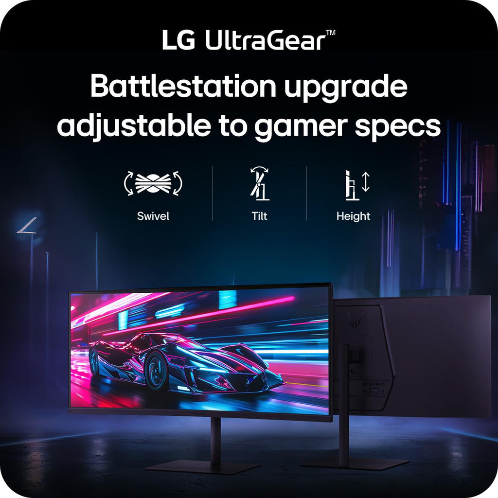 34-Inch Curved Gaming Monitor, 240Hz, 1ms, WQHD, Black R970