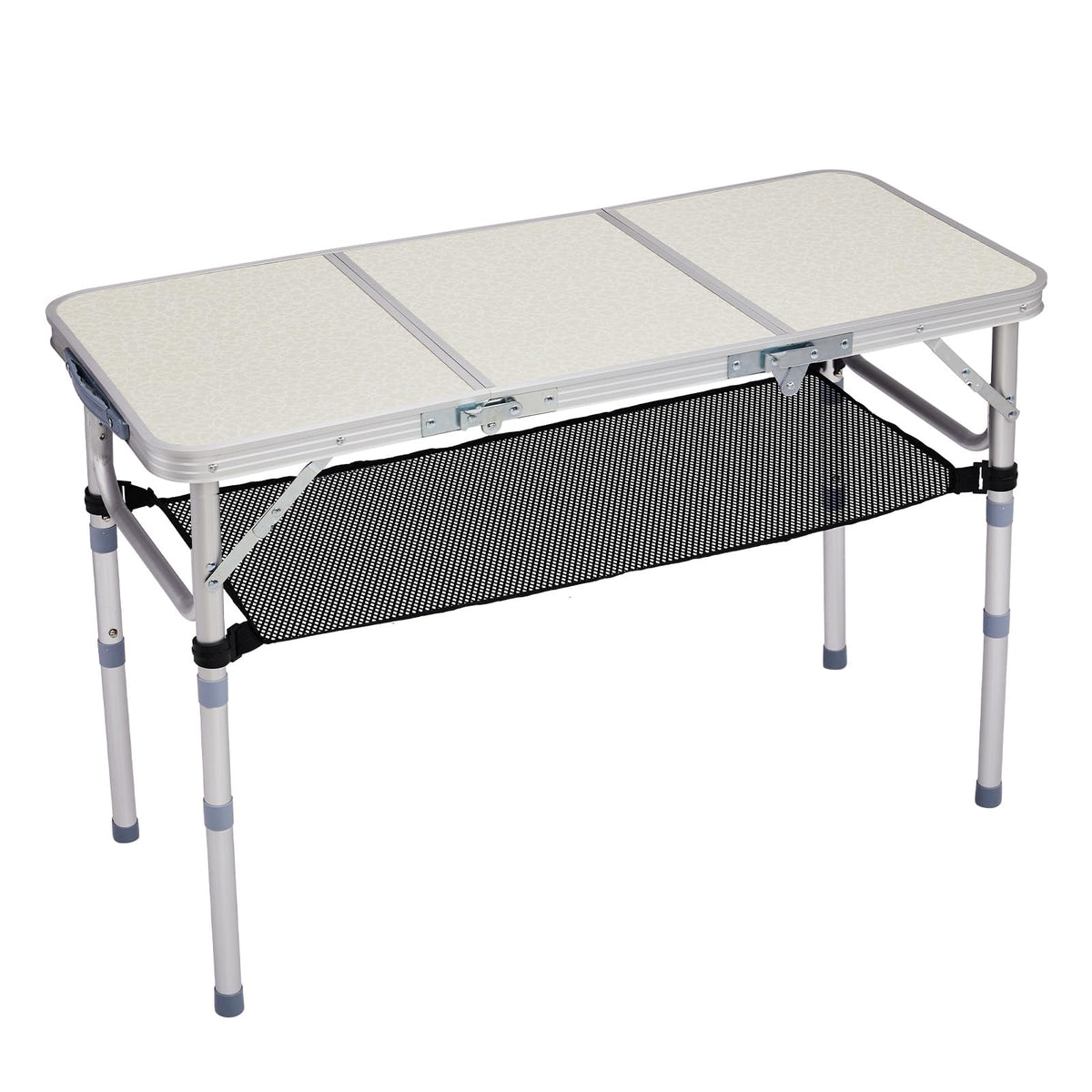 3ft Adjustable Height Aluminum Folding Camping Table Y82678