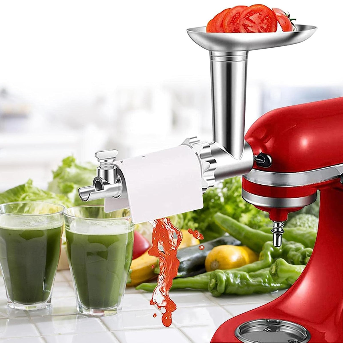 Tomato Juicer Vegetable Strainer Meat Grinder Sausage Stuffer Attachment O662048