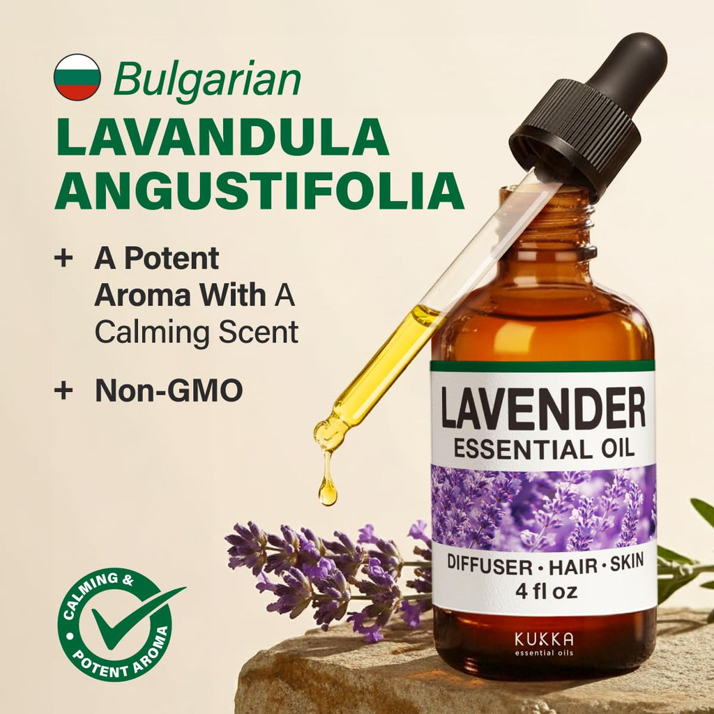 Vanilla & Lavender Essential Oil Set 2x4 fl oz T642