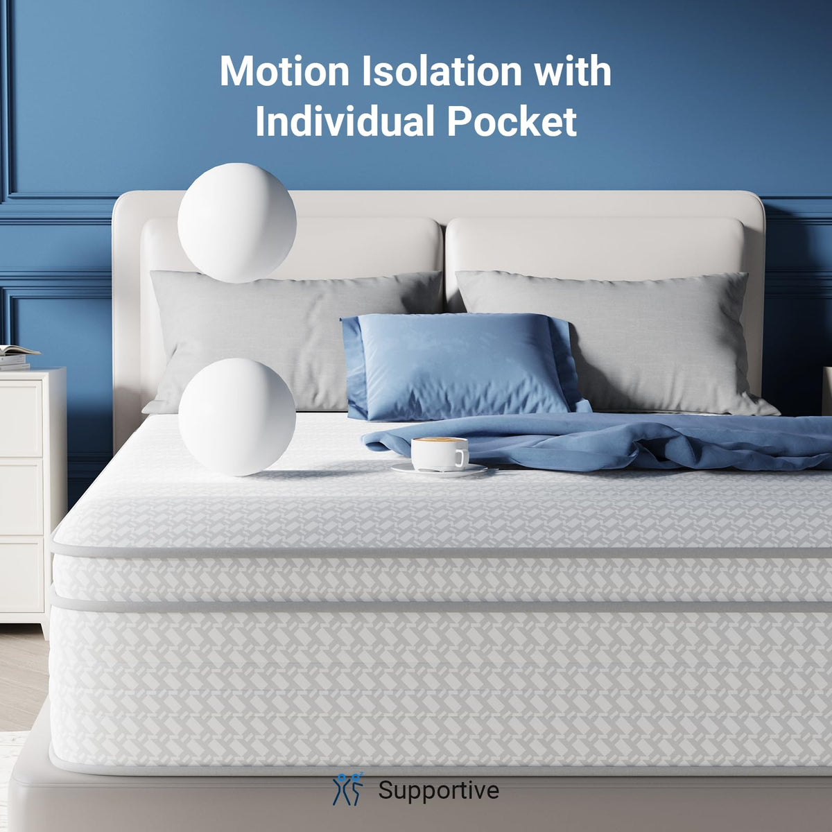 Full Hybrid Medium Plush Mattress J56138