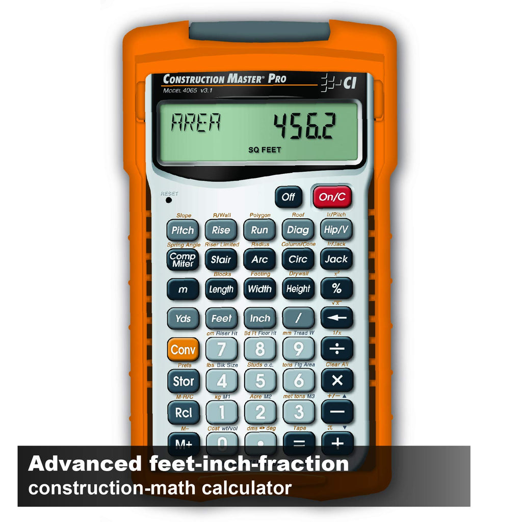Construction Calculator + Architect Triangular Scale A720